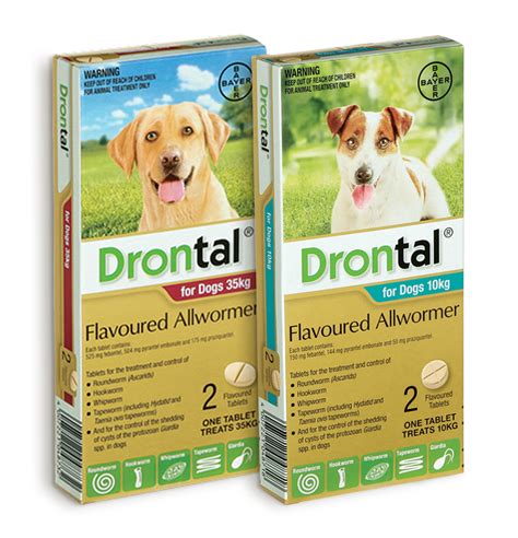 advantage and drontal dog worming